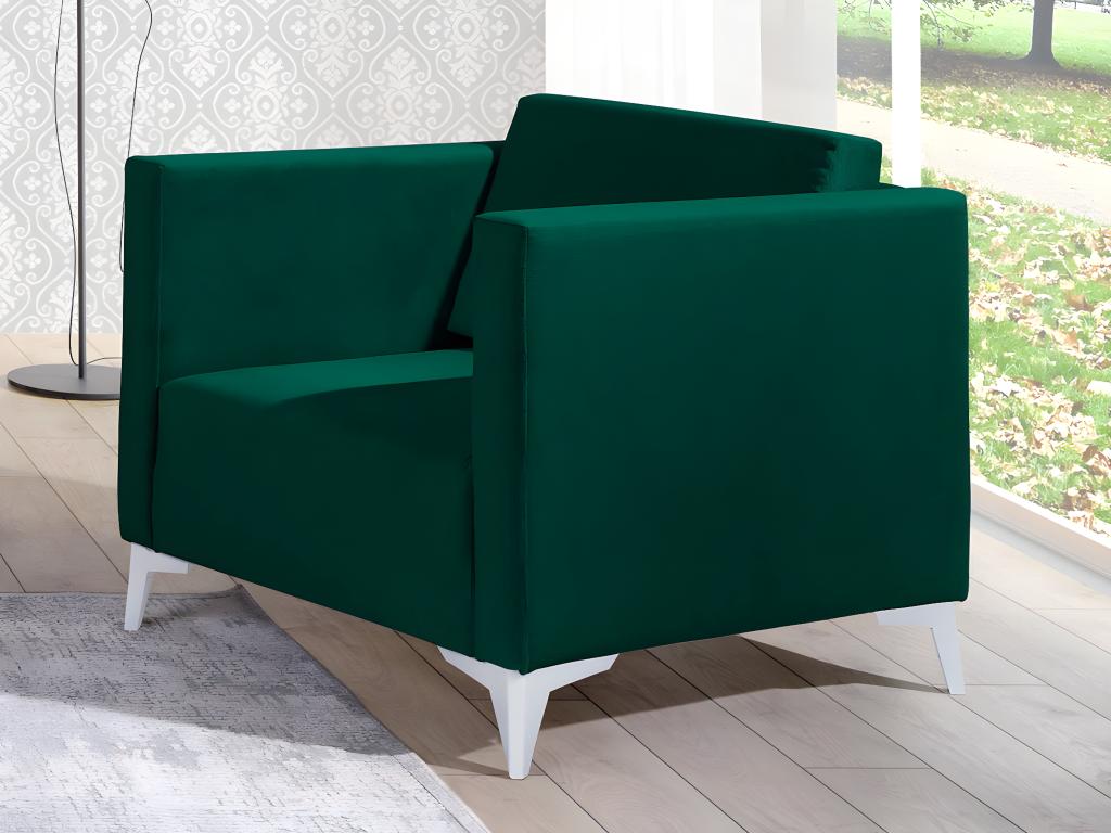 Sunmeub 102 Green Armchair 74x76x82cm Upholstery Plastic Legs 30817PGDZ
