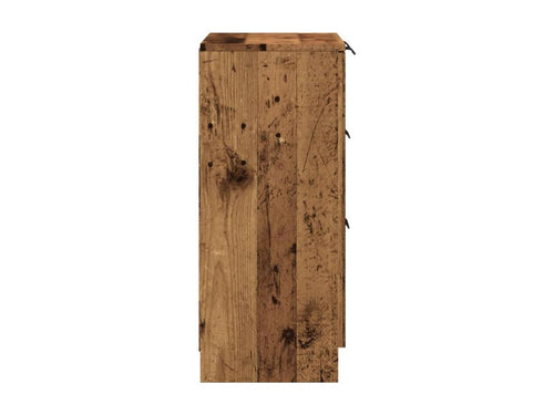 Reclaimed wood sideboard 60x30x70 cm engineered wood 18363TMSB