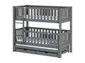 Sunmeub BB002 Bunk Beds 80x180 cm Graphite 40389MSIW