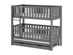 Sunmeub BB002 Bunk Beds 80x180 cm Graphite 40389MSIW