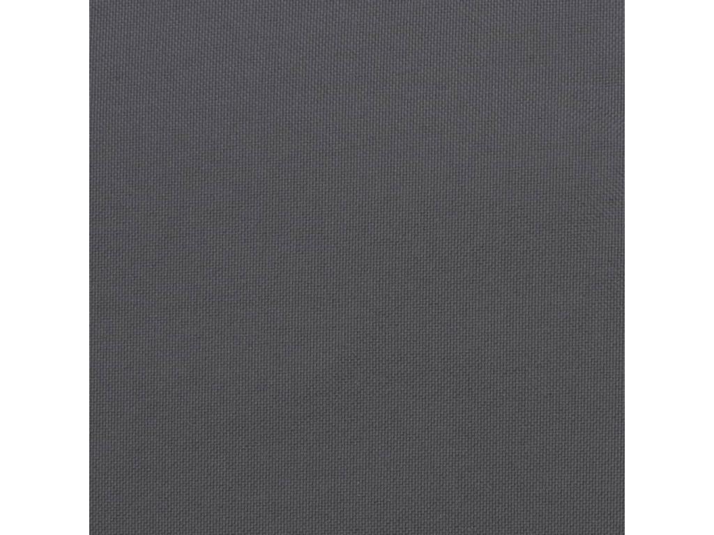 Pallet cushions, set of 2, anthracite fabric, 09729AIOM