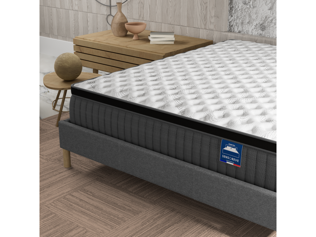 140x190cm spring mattress and bed base set, 30cm thick, with memory foam, 32938DZFD
