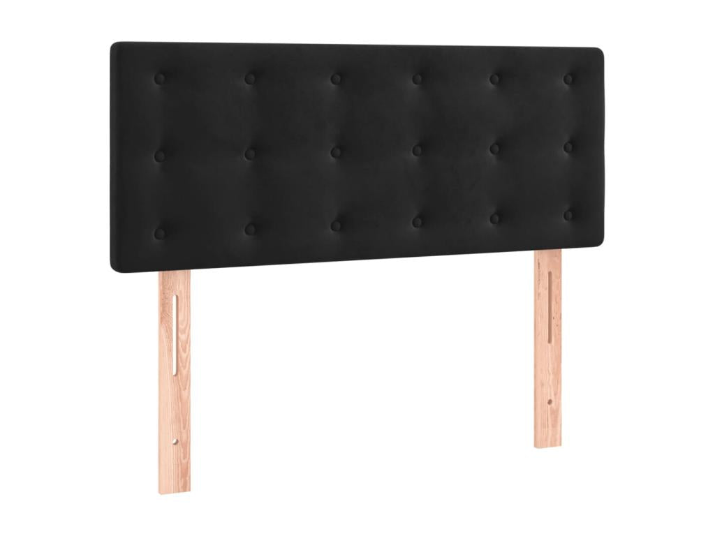 Sunmeub bed base with mattress and LED, black, 90x190 cm, 96805WHEU