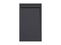 Sunmeub Anthracite Slate Finish Shower Tray with Colored Drain - 210x90 cm 22408DROQ