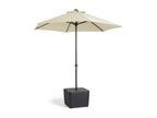 Sunmeub garden side table with parasol hole, Graphite 85226YCVI