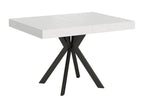 Dolcezza extendable table 90x120/224 cm, white ash, anthracite legs 22903YTGO
