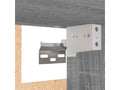 Sunmeub wall-mounted cabinet, grey, 60x31x60 cm, engineered wood, 80944IVXG