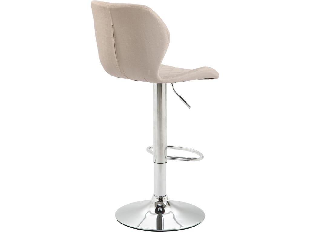 Bar stools - Fabric / Metal - Cream - Sunmeub 31925SNLN