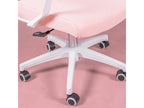 Ergonomic office chair with sunshade and armrests - Mesh - Pink 96911NCQL
