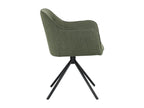 Set of 2 green fabric chairs - Sunmeub 97051WCES