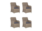5-Piece Garden Dining Set, Brown 33304YDHA