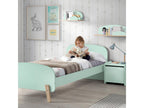 Children's bed 90x200 mint green with slatted base 35807FRPJ