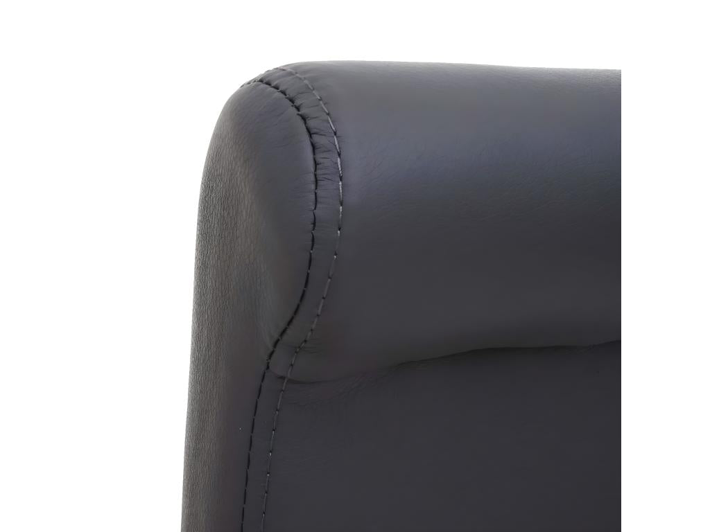 Sunmeub-C33 bar stool, wooden counter stool - matte grey, light faux leather legs 92200DVJT