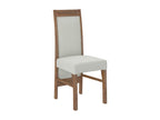 Brown wood chair with choice of fabric Sunmeub-Sunmeub 27117 06220RGFT