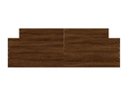 Bed frame without mattress, brown oak, 150x200 cm, 75159IXVV