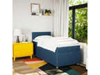 Sunmeub bed base with mattress, blue, 90x200 cm, fabric, 07611QVTW