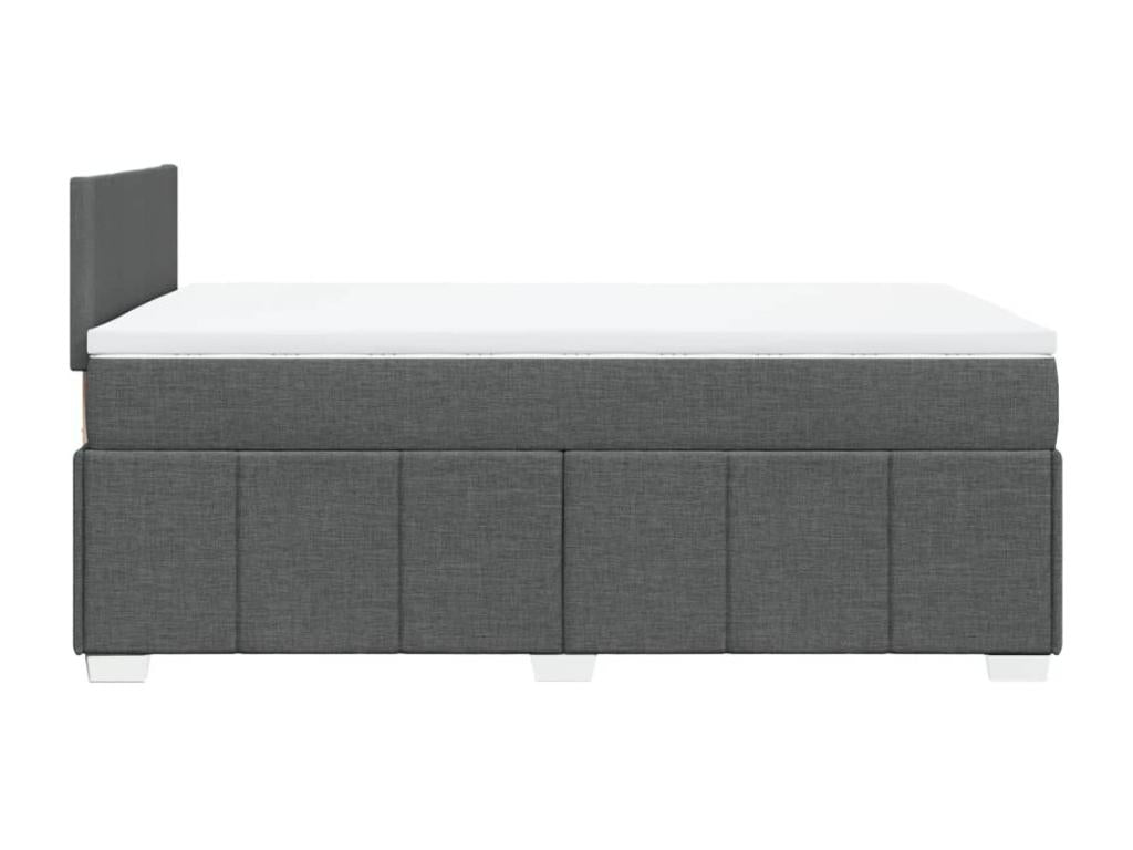 Sunmeub bed base with dark grey mattress 120x190cm fabric 27299APWX