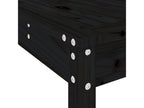 3-piece garden bar set, black solid pine wood 01748KFBR