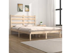 Solid pine wood bed frame 120x190 cm Small Double 32289XXRG