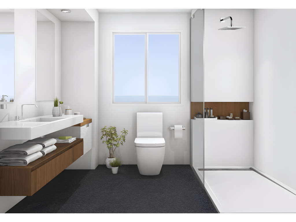 70x150 cm shower tray with side grate, Sunmeub Ral 1001, made of synthetic resin and marble powder, with drain 97027RVGA