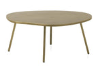 Gold metal side table 07730EKRM