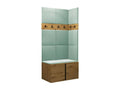 Sunmeub 264 Hallway Unit 186x84x46cm Oak Sunmeub Tapestry - Laminate 76580BNUL