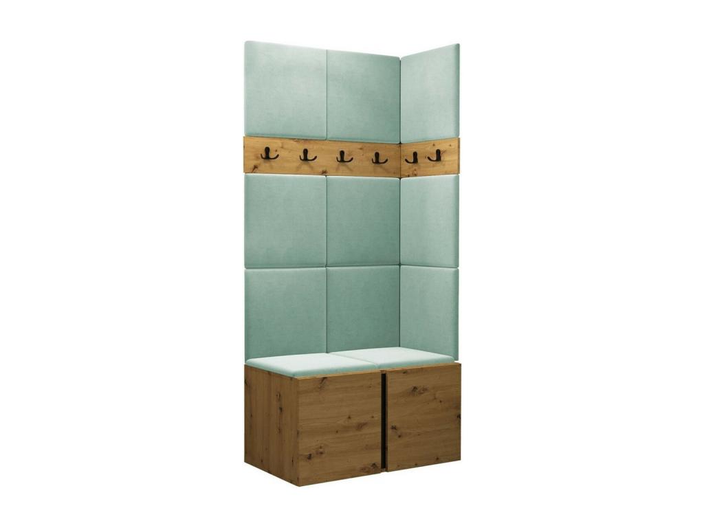 Sunmeub 264 Hallway Unit 186x84x46cm Oak Sunmeub Tapestry - Laminate 76580BNUL
