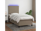 Sunmeub bed base, mattress, and LED Sunmeub 80x200 cm fabric 77134ULZB