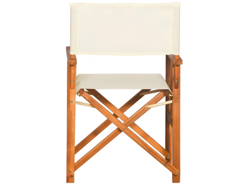 Set of 2 Director's Chairs, Solid Wood, by Sunmeub 19950XQFS