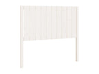 White Headboard 105.5x4x100 cm Solid Pine Wood 75699COAQ