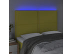 Green LED Headboard 144x5x118/128 cm Fabric 86615SSAO