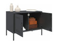 Anthracite TV stand 68x39x50.5 cm steel 83482ELHW