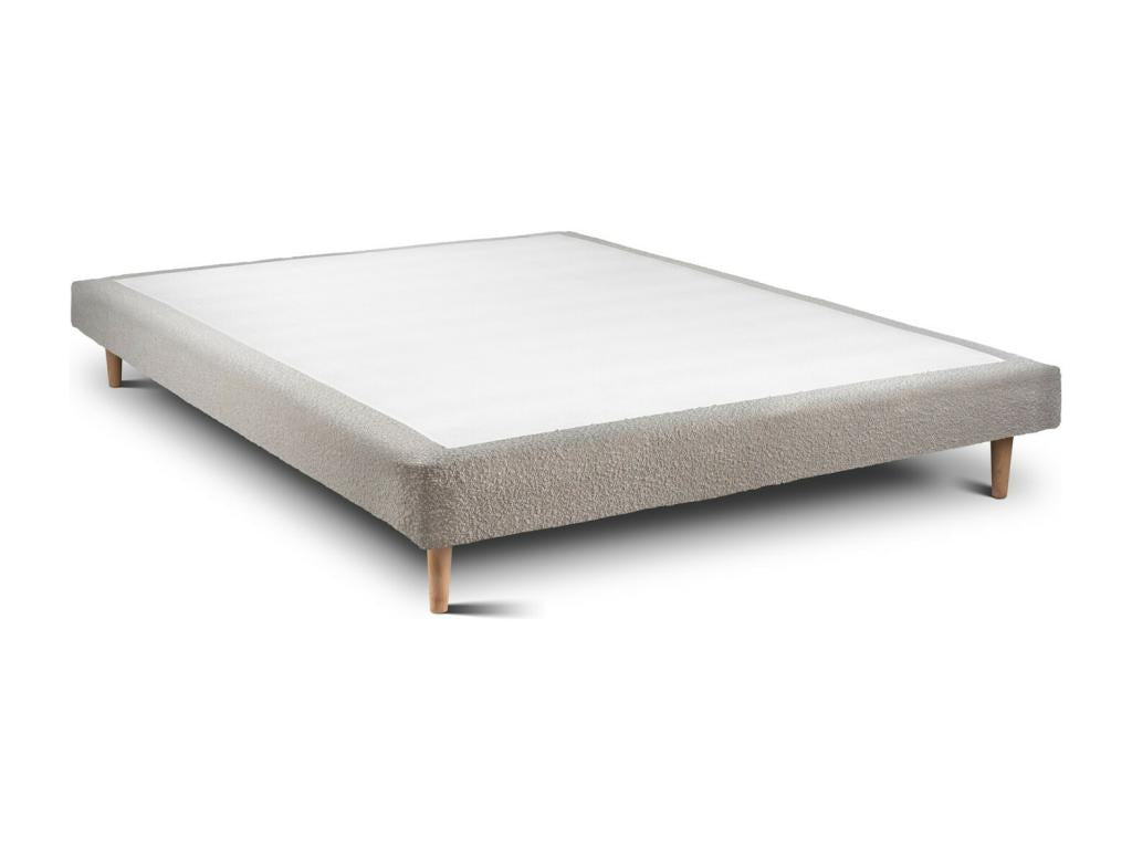 Sunmeub Beige Upholstered Bed Base 150x190 H29cm 71279HQQW