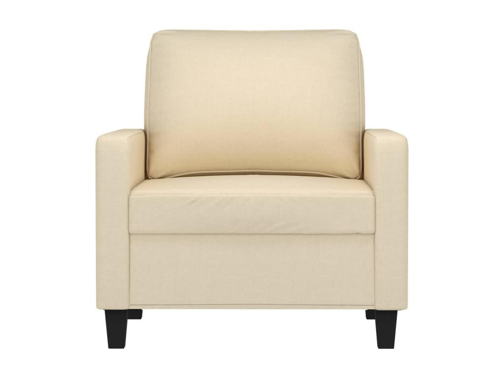 Cream Armchair 60 cm Fabric 71573UOUY