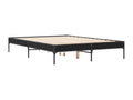 Black bed frame 120x200 cm engineered wood and metal 86410XNSE