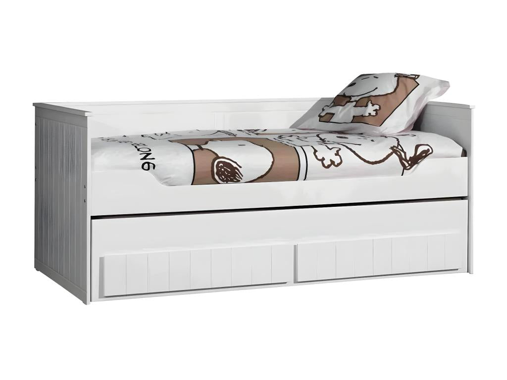 Sunmeub Captain's Bed for Children 90x200cm White 05743IZMS