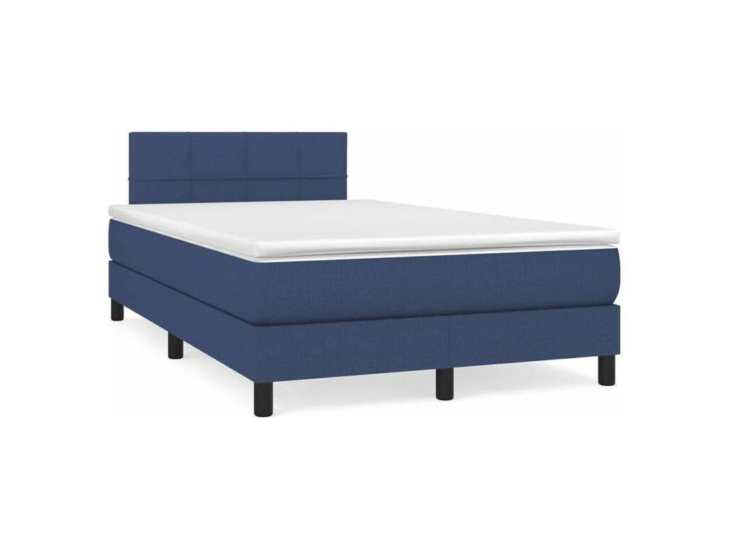 Sunmeub bed base with mattress, blue, 120x200 cm, fabric, 85510BCKL