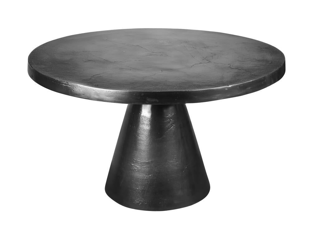 Chloé round table, black, 50x49 cm, 87683MUSQ