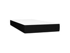 Sunmeub bed base and mattress, black, 80x200 cm, fabric, 08663TZUN