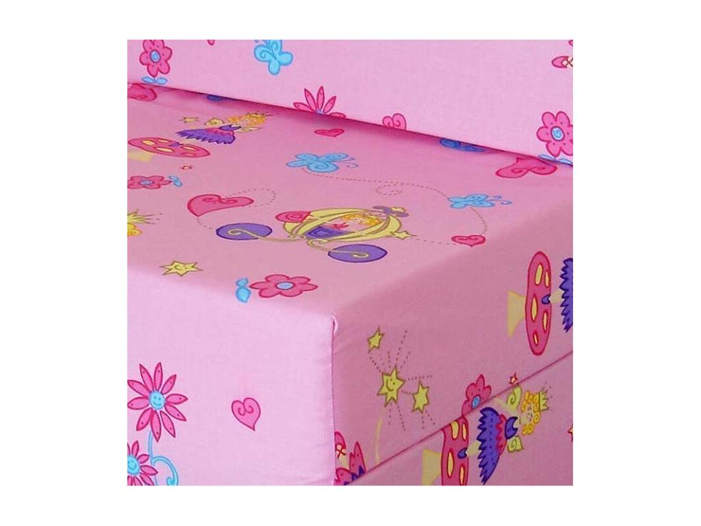 Princess print fabric chaise lounge 38720PGAW