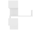 Corner wall shelf, 2 pcs, white, 40x40x50 cm, 88594MDTD