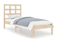 Bed frame Solid wood 90x190 cm Single 32000PBUK