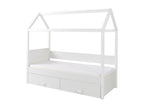 Sunmeub 133 Unique White Bed 80x180cm Wooden Slatted Base for Sunmeub 87x190x172cm 58097NBOZ