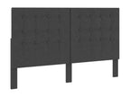 Tufted Headboard, Dark Grey Fabric, 180x200 cm, 72586KCPH