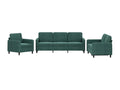 3-piece dark green velvet sofa set 35908GKFN