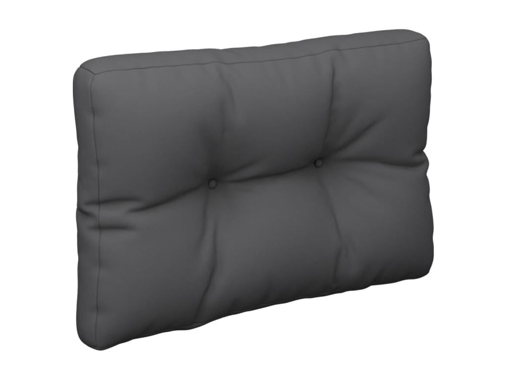 Pallet cushions, set of 2, anthracite fabric, 09729AIOM