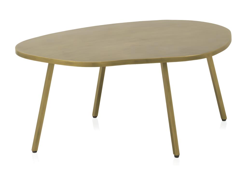 Gold metal side table 07730EKRM
