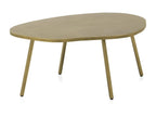 Gold metal side table 07730EKRM