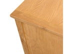 TV stand 110x35x44 cm Solid oak wood 69206UGRA