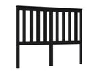 Black Headboard 126x6x101 cm Solid Pine Wood 05054TUGU